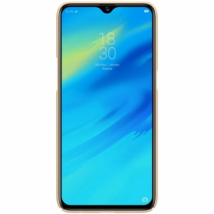 Nillkin Super Frosted Shield vāciņš ierīcei Realme 3 Pro / Realme X Lite, zelta krāsā