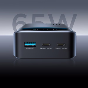 Joyroom JR-PBF05 Pro 30000mAh 65W Powerbank ar Digitālo Displeju 2x USB-C 1x USB-A - Melns