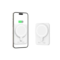 Tech-Protect LifeMag PB10 portatīvais lādētājs ar MagSafe 5000mAh 15W USB-C ports - balta + USB-C kabelis