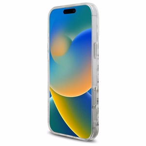 Hello Kitty IML Golden Leaves MagSafe viedtālruņa apvalks iPhone 16 Pro Max - balts