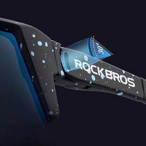 Rockbros SP297 polarizētas riteņbraukšanas brilles - melna