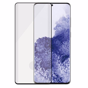 PanzerGlass E2E Microfracture antibakteriālais stikls Samsung Galaxy S21 Ultra - ar melnu rāmi
