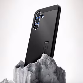 Spigen Tough Armor Magnētiskais viedtālruņa apvalks Samsung Galaxy S25 - melns