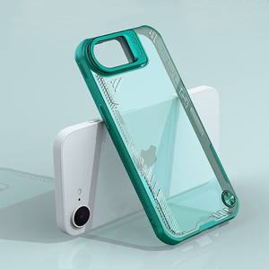 Nillkin Iceblade Prop viedtālruņa apvalks ar statīvu iPhone 16e - zaļš