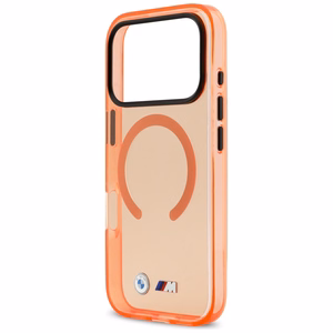 BMW M IML Metal Logos MagSafe чехол iPhone 17 Pro Max - Pro оранжевый