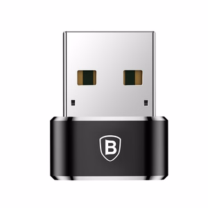 Baseus OTG adapteris mini USB-C – USB konvertētājs melns