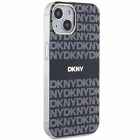 DKNY IML Mono un svītras Magnētiskais viedtālruņa apvalks iPhone 15 Plus / 14 Plus - melna