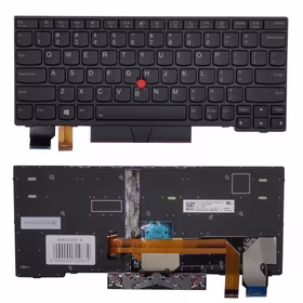 Keyboard LENOVO Thinkpad X13, with Trackpoint, with Backlight, US