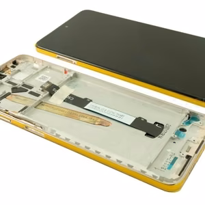 LCD ekrāns Xiaomi Poco X3 Pro/X3/X3 NFC ar skārienjūtīgu ekrānu ar rāmi Metal Bronze oriģināls (service pack)
