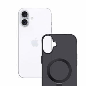 3mk Smoke magnētiskais viedtālruņa apvalks ar statīvu iPhone 17 - melns