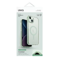 Uniq Combat Magclick uzlādes viedtālruņa apvalks iPhone 15 Plus / 14 Plus - piparmētru krāsas