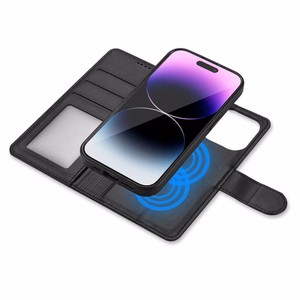 Tech-Protect Wallet MagSafe apvalks iPhone 13 - melns