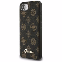 Guess Peony Script Logo magnētiskais viedtālruņa apvalks iPhone 16e - melns