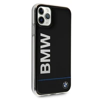 BMW Signature drukāts logotips iPhone apvalks iPhone 11 Pro - melns
