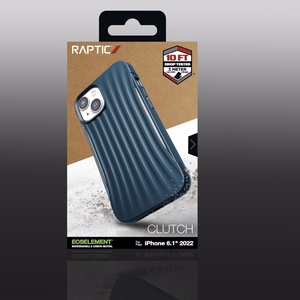 Raptic X-Doria Clutch viedtālruņa apvalks iPhone 14 aizmugure zila