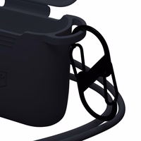 3mk Silikona AirPods Maciņš melns for AirPods 4 - melns