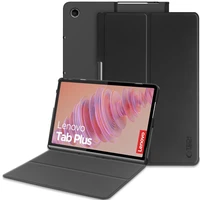 Tech-Protect SmartCase viedtālruņa apvalks Lenovo TAB PLUS - melns