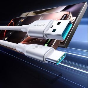 Joyroom S-A28 Flash sērijas 3A USB-A - USB-C kabelis 1m - balts