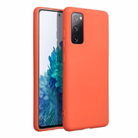 Viedtālruņa silikona apvalks SAMSUNG S20 FE / S20 FE 5G - persikas krāsā