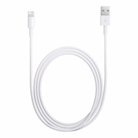APPLE kabelis USB MD818ZM / A IPHONE LIGHTING 8-PIN 1M balts bez iepakojuma bez apmales