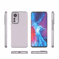 Īpaši plāns 0.5mm viedtālruņa apvalks Xiaomi 12 Lite caurspīdīgs
