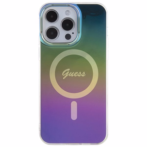 Guess IML Varavīksnes Magnētiskais viedtālruņa apvalks iPhone 15 Pro Max 6.7" - daudzkrāsains