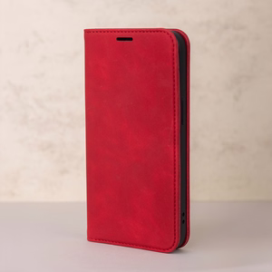 Smart Suede maciņš Honor 600 / Honor 600 Pro, sarkans
