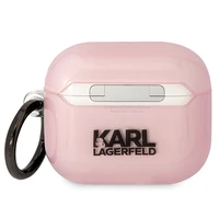 Karl Lagerfeld KLA3HNCHTCP Airpods 3 apvalks rozā/rozā Ikonik Choupette