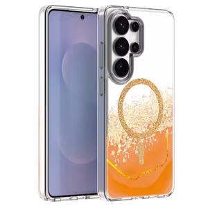 Epoxy Mag maciņš Samsung Galaxy S25 Ultra oranžs