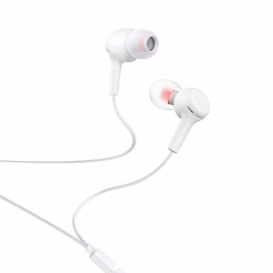 HOCO vadu austiņas Jack 3,5 mm ar mikrofonu M78 baltas