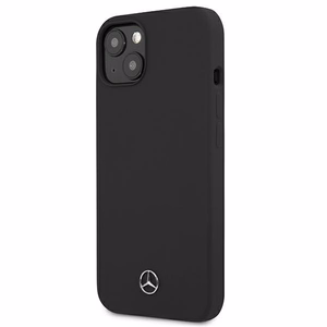 Mercedes Silikona Līnija Apvalks iPhone 13 mini - Melns