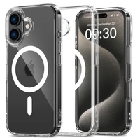 Tech-Protect FlexAir Hybrid Magnētiskais viedtālruņa apvalks iPhone 16 Plus - caurspīdīgs