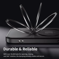 Rock Rotating Stand Soft Touch Series Magnētiskais Iphone 16 Pro zelta