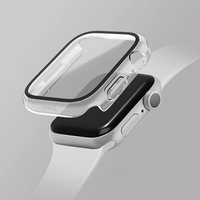 Uniq Nautic Apple Watch Series 7/8/9 41mm apvalks caurspīdīgs/balodis caurspīdīgs