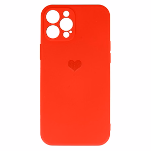 Vennus Silikona sirds apvalks Iphone 11 Pro dizains 1 sarkans
