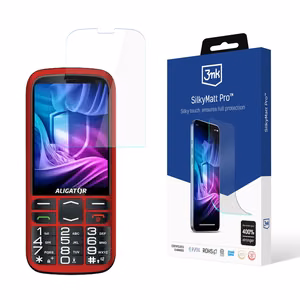 3mk Silky Matt Pro – tālruņa ekrāna aizsargs modelim Aligator A830 Senior