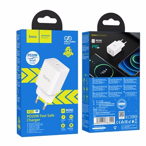 Lādētājs Hoco N27 20W USB-C balts
