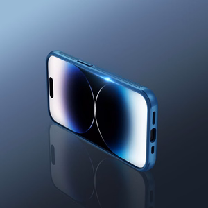 Nillkin CamShield Pro Case iPhone 14 Pro Max бронированный чехол с защитой камеры синий
