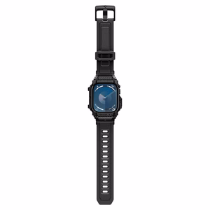 Spigen Rugged Armor Чехол для Apple Watch 10 46mm - чёрный