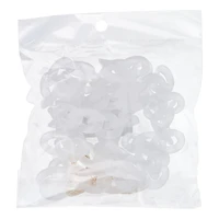 PANAMA LONG Telefonu kakla siksna ar piekari / garums 80 cm (cilpā 40 cm) / uz kakla - balta