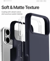 Korpuss Mercury Pure Magsafe Silicon Case Apple iPhone 17 Pro tumši zils