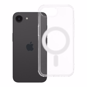CLEAR MAG COVER viedtālruņa apvalks saderīgs ar Magnētisko IPHONE 16E (SE 4 2025) caurspīdīgs