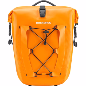 Rockbros 30140022003 ūdensnecaurlaidīga velosipēda bagāžnieka soma, oranža