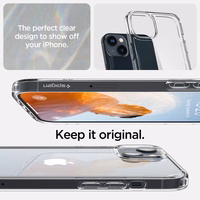 Spigen Ultra Hybrid viedtālruņa apvalks iPhone 14 - skaidrs