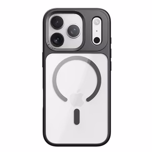 Rock Guard Lens Protection Series магнитный чехол для Iphone 17 Pro прозрачно-чёрный