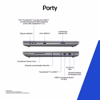 HP ZBook Fury G1i Intel Core Ultra 7 265HX Mobile workstation 45.7 cm (18") WQXGA 32 GB DDR5-SDRAM 1 TB SSD NVIDIA RTX PRO 3000 Blackwell Wi-Fi 7 (802.11be) Windows 11 Pro AI Workstation, AI PC sudraba