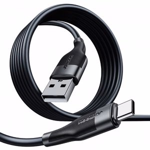 USB kabelis Joyroom S-1030M12 melns Type-C 100cm (līdz 3A)