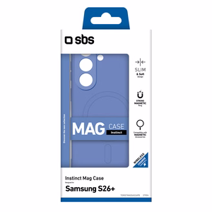 SBS Instinct Mag maciņš Samsung Galaxy S26 Plus, saderīgs ar MagSafe - zils