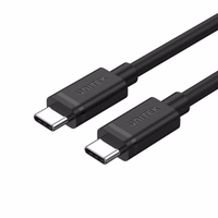 UNITEK Y-C477BK01-2M USB cable USB 3.2 Gen 1 (3.1 Gen 1) USB C melns