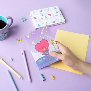 BT21 TATA A6 piezīmju grāmatiņu komplekts, 3 gab.